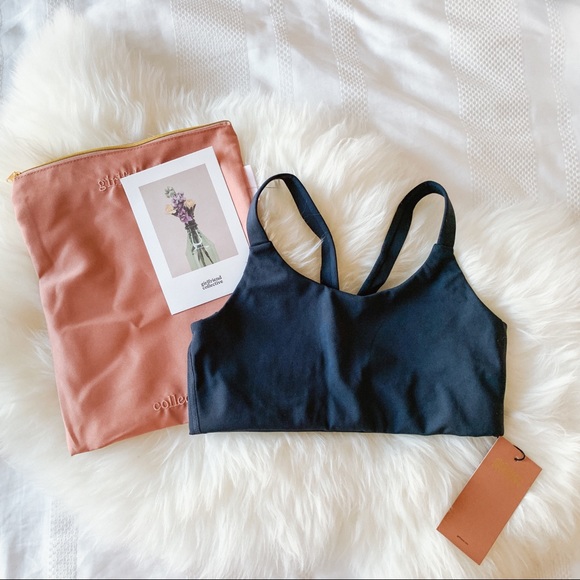 ❌SOLD❌ Girlfriend Collective || Lou Bra - Midnight - Picture 4 of 8